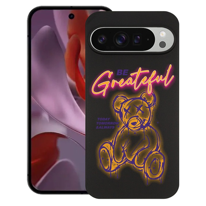 BestCase® Husa Slim Silicon pentru Google Pixel 10 Pro XL, Teddy Bear - Be Grateful, 2036426 B 1570