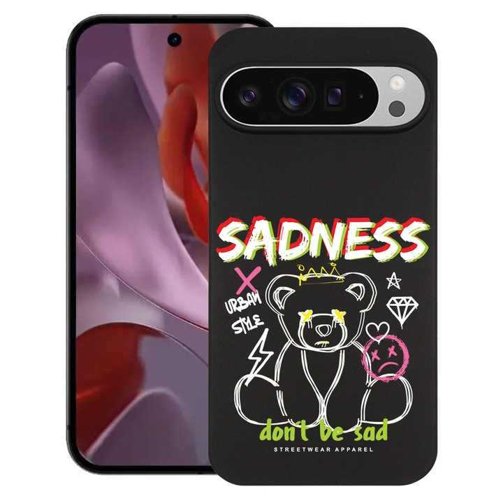 BestCase® Husa Slim Silicon pentru Google Pixel 10 Pro XL, Teddy Bear Sadness, 2036426 B 1558