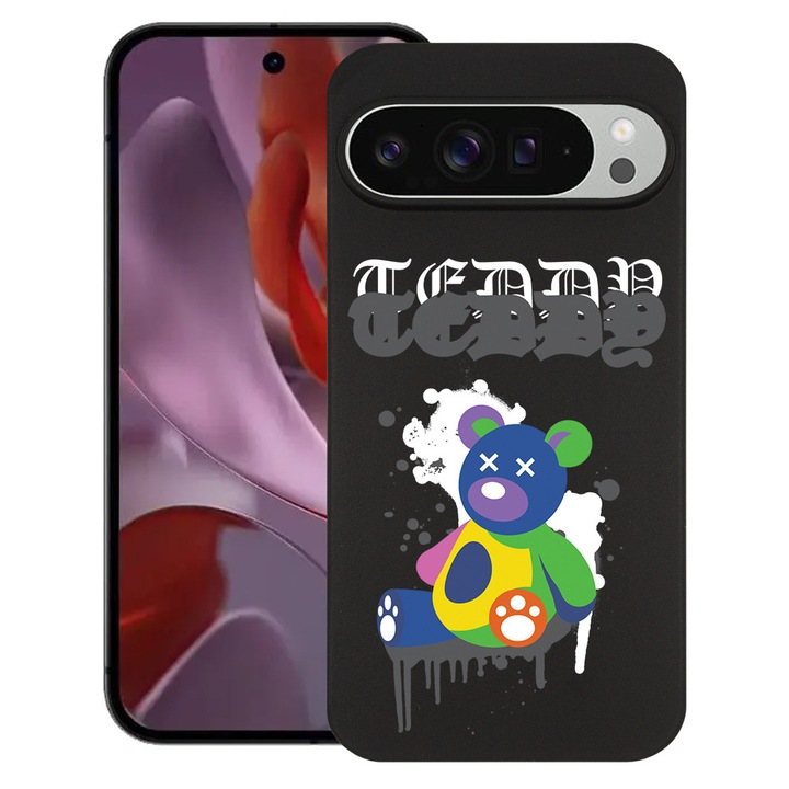 BestCase® Husa Slim Silicon pentru Google Pixel 10 / Pixel 10 Pro, Teddy Bear Pastel Colors, 2030992 B 1567