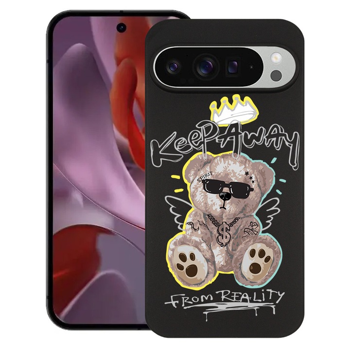 BestCase® Husa Slim Silicon pentru Google Pixel 10 / Pixel 10 Pro, Teddy Bear Keep Away, 2030992 B 1562