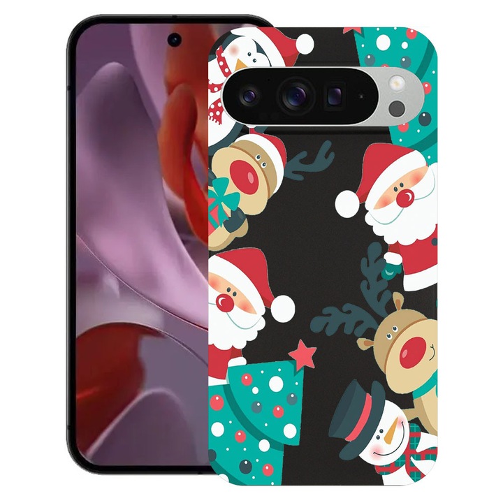 BestCase® Husa Slim Silicon pentru Google Pixel 10 / Pixel 10 Pro, Xmas, 2030992 B 338