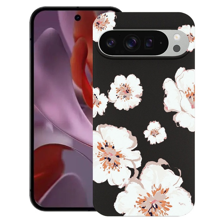BestCase® Husa Slim Silicon pentru Google Pixel 10 / Pixel 10 Pro, Pastel Colors - Flowers, 2030992 B 499