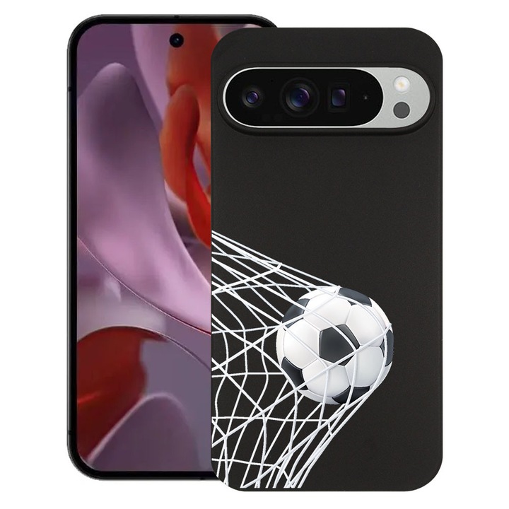 BestCase® Husa pentru Google Pixel 10 Pro XL cu Design Football - Goooaaall, TPU Mat Ultra Slim, 2052000 B 775