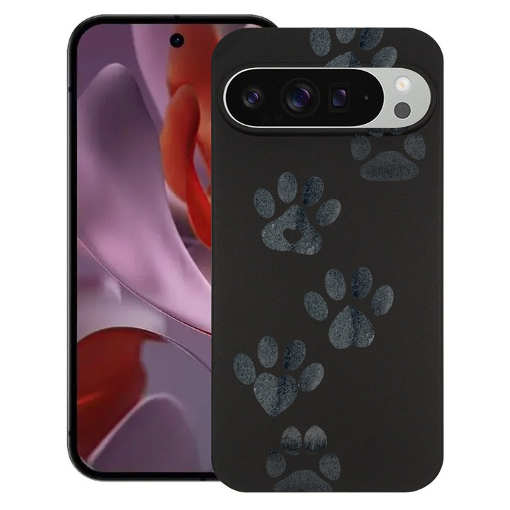 BestCase® Husa Slim Silicon pentru Google Pixel 10 Pro XL, Dog Paw, 2036426 B 1013
