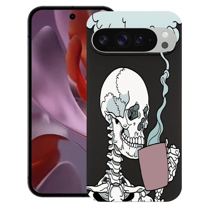 BestCase® Husa Slim Silicon pentru Google Pixel 10 Pro XL, Skull, 2036426 B 252