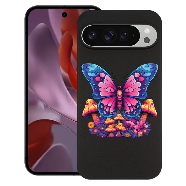 BestCase® Husa Slim Silicon pentru Google Pixel 10 / Pixel 10 Pro, Dream Colors - Butterfly, 2030992 B 1573