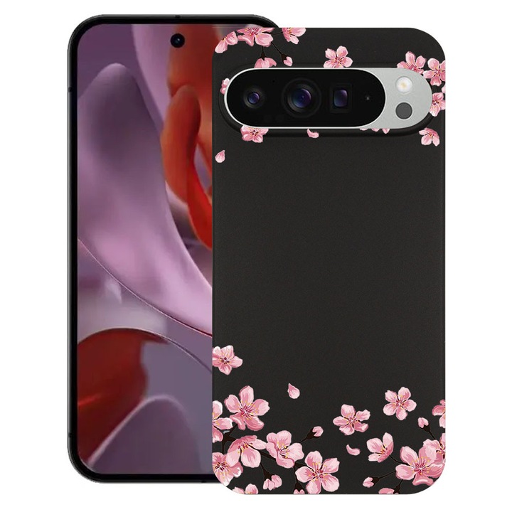 BestCase® Husa Slim Silicon pentru Google Pixel 10 / Pixel 10 Pro, Pastel colors - flowers, 2030992 B 694