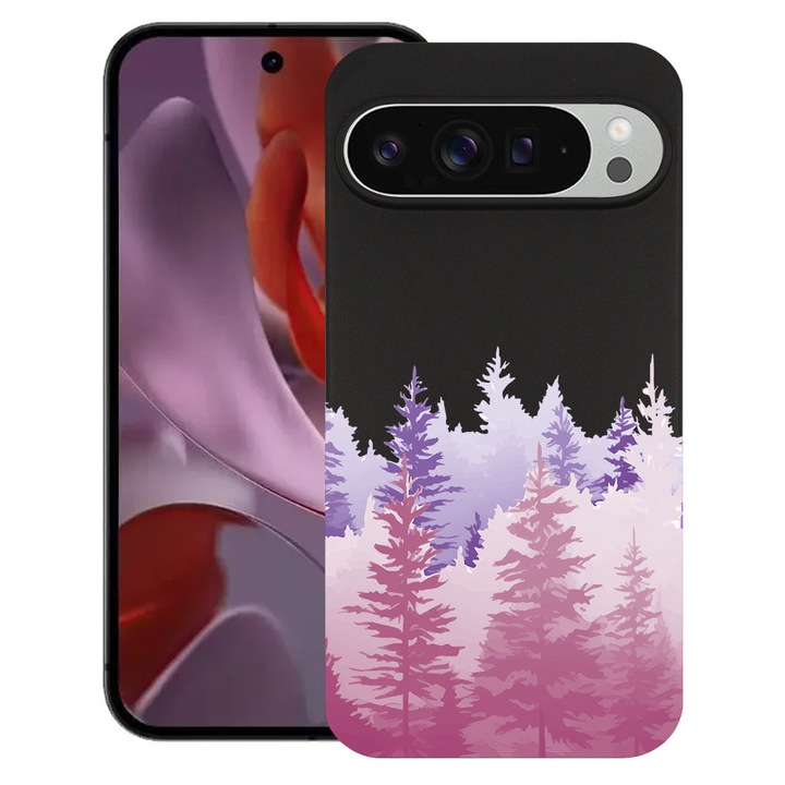 BestCase® Husa Slim Silicon pentru Google Pixel 10 Pro XL, Morning Lights In Forest, 2036426 B 1482