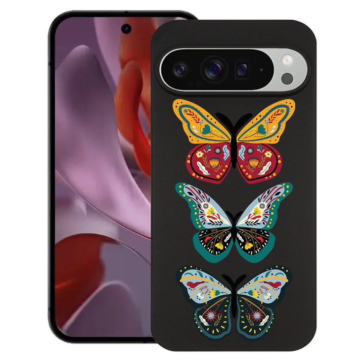BestCase® Husa Slim Silicon pentru Google Pixel 10 / Pixel 10 Pro, Butterfly, 2030992 B 1816