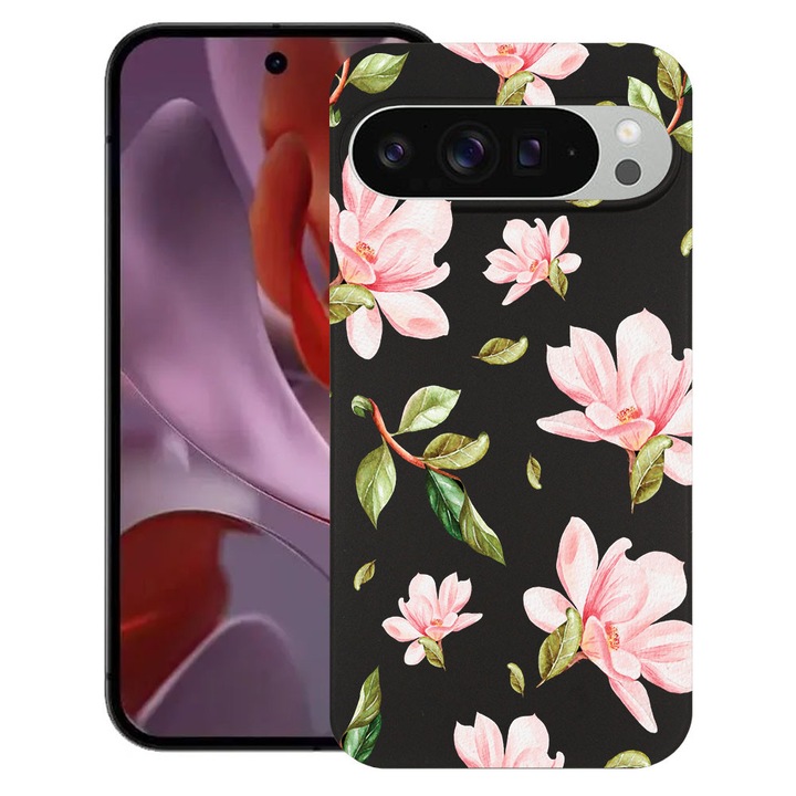 BestCase® Husa Slim Silicon pentru Google Pixel 10 / Pixel 10 Pro, Flowers Collection, 2030992 B 496