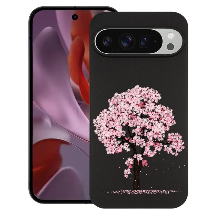 BestCase® Husa Slim Silicon pentru Google Pixel 10 / Pixel 10 Pro, Cherry Blossom Trees, 2030992 B 1833