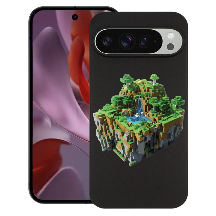 BestCase® Husa Slim Silicon pentru Google Pixel 10 / Pixel 10 Pro, Minecarft World, 2030992 B 1681