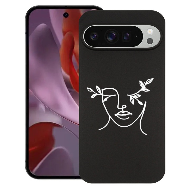 BestCase® Husa Slim Silicon pentru Google Pixel 10 / Pixel 10 Pro, Woman Abstract, 2030992 B 736