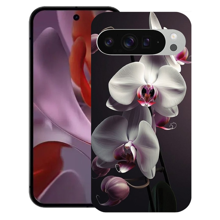 BestCase® Husa Slim Silicon pentru Google Pixel 10 / Pixel 10 Pro, White Orchid, 2030992 B 1402