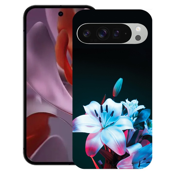 BestCase® Husa Slim Silicon pentru Google Pixel 10 / Pixel 10 Pro, Orchid Flower, 2030992 B 1377