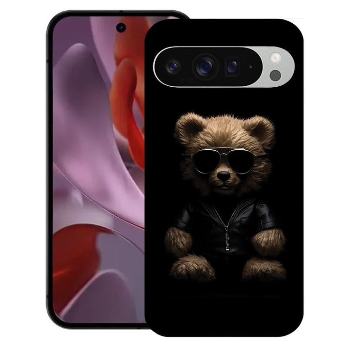 BestCase® Husa Slim Silicon pentru Google Pixel 10 / Pixel 10 Pro, Bear Style, 2030992 B 1104