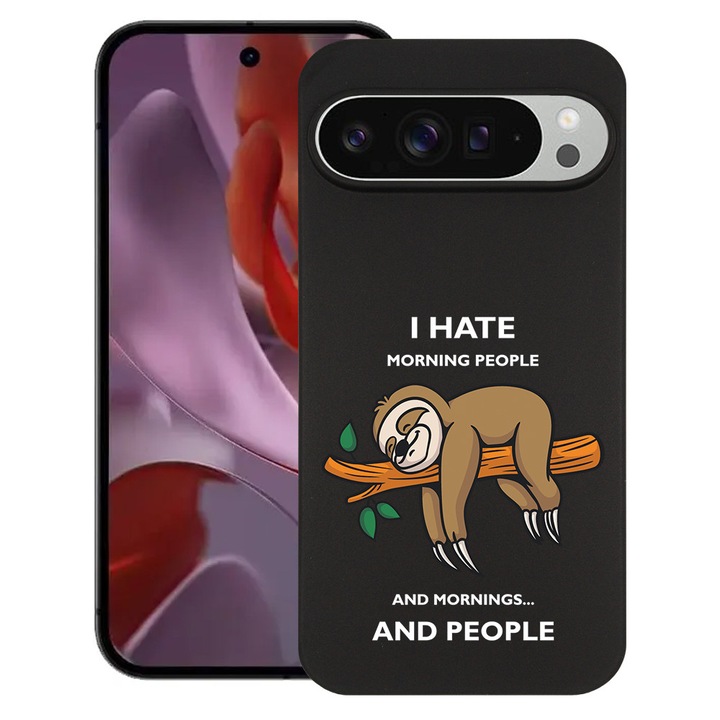 BestCase® Husa Slim Silicon pentru Google Pixel 10 / Pixel 10 Pro, I Hate Morning, 2030992 B 1613