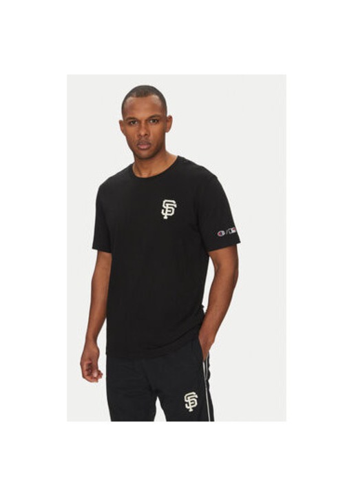 Champion ferfi polo, 221037, pamut, fekete, Fekete