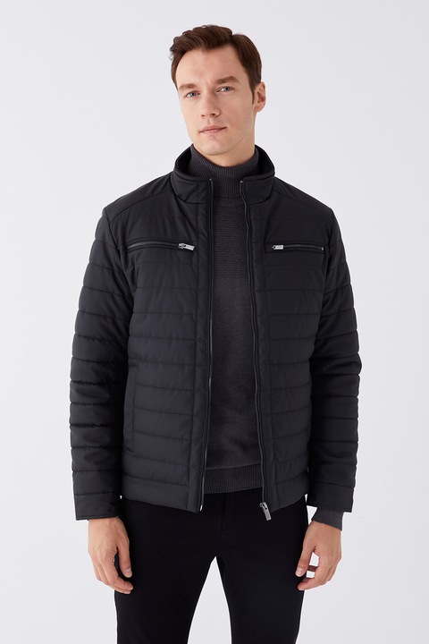 LC WAIKIKI, Geaca matlasata, Negru, XL