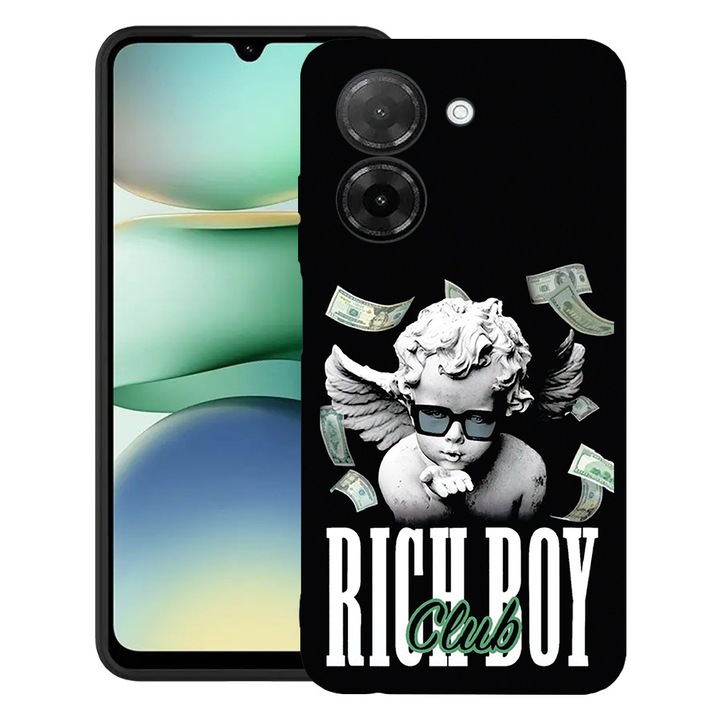 BestCase® Husa TPU Ultra Slim Compatibila cu Xiaomi Redmi A5 ( 171 MM ), Rich Boy Club, 3128370 B 1457