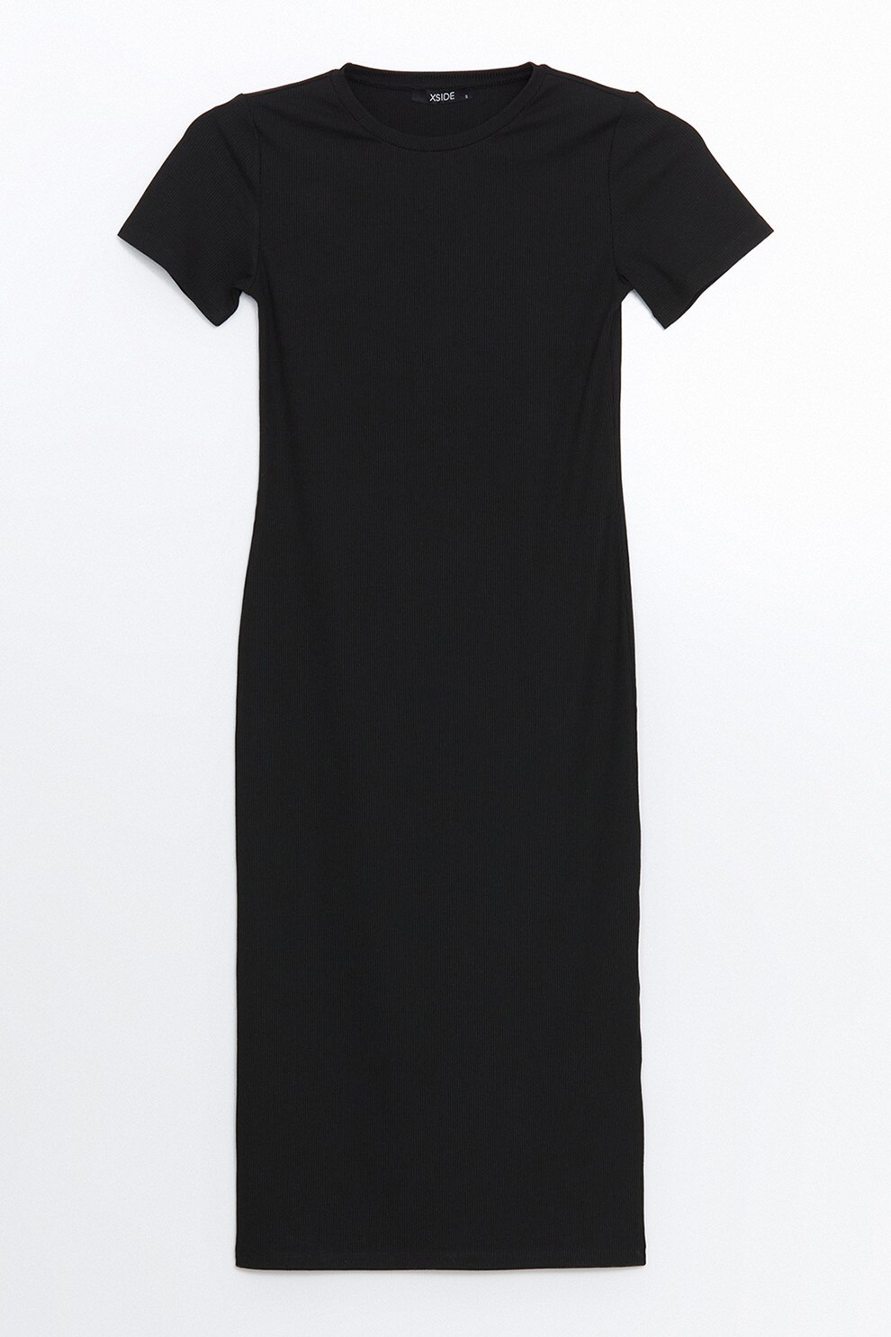 LC WAIKIKI, Rochie-tricou uni, Negru, XS