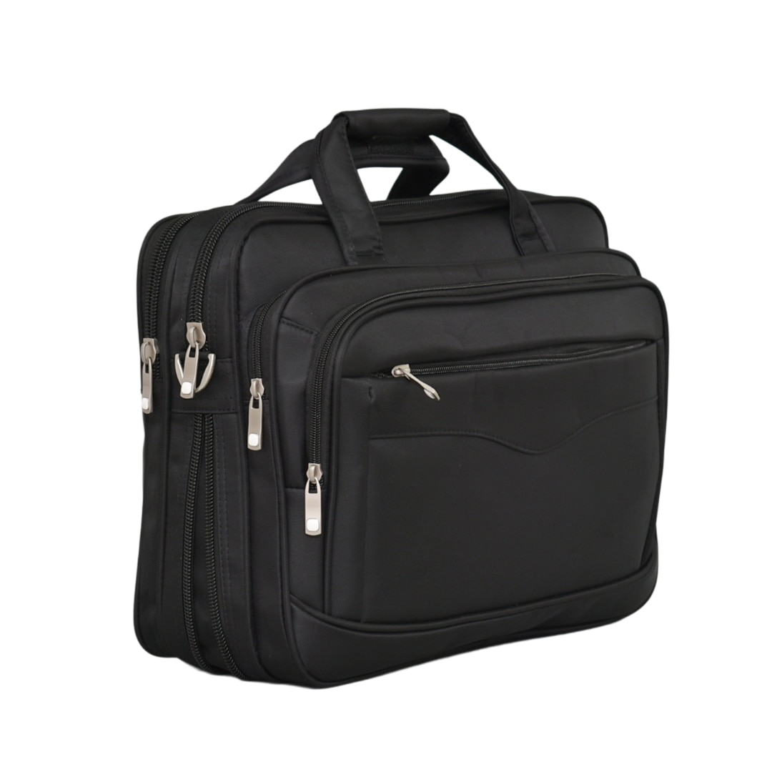 Geanta pentru laptop 3393, 15.6", 30/40/12 cm, Expander, Negru