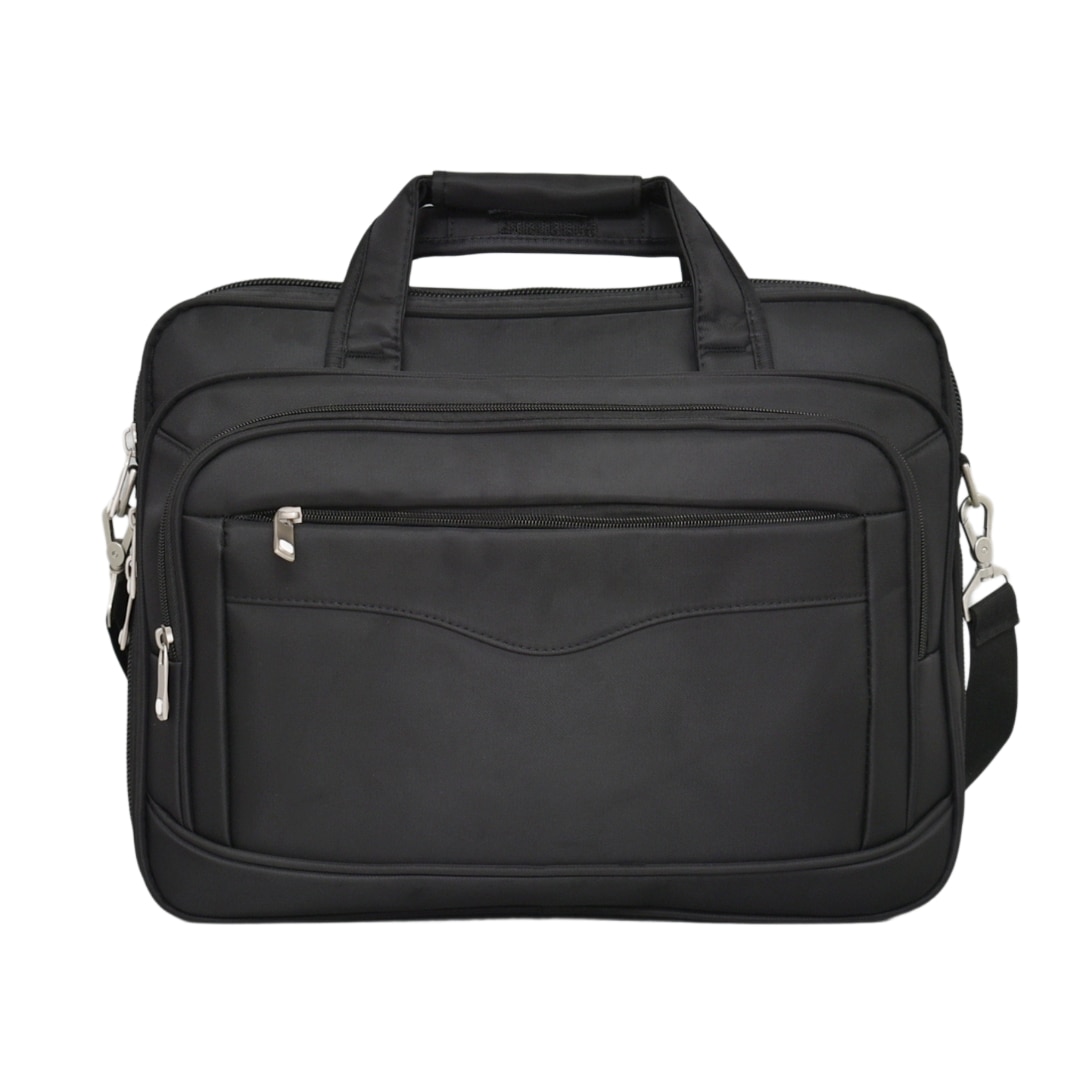 Geanta pentru laptop 3393, 15.6", 30/40/12 cm, Expander, Negru