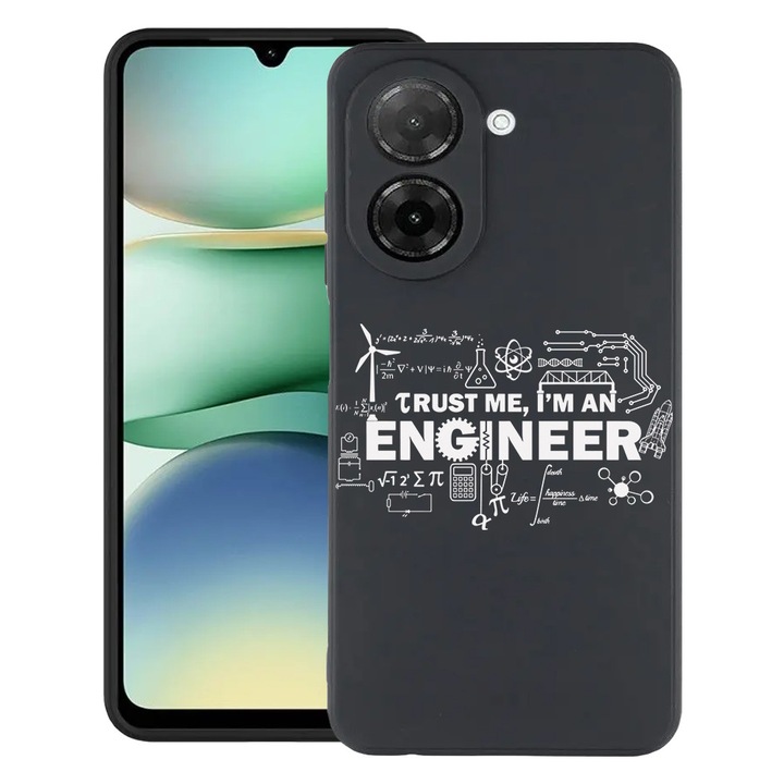 BestCase® Husa Slim Silicon pentru Xiaomi Redmi A5, Trust Me I'm Engineer, 2030991 B 1859