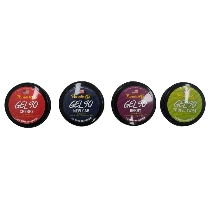 Paradise Fresh Air Slim Gel 90 légfrissítő, szagtalanító 21 tok, válogatott