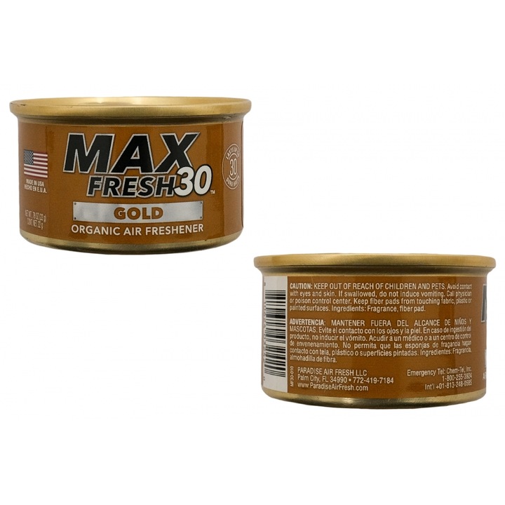 Paradise Air Fresh organikus légfrissítő Max Fresh 30 1 doboz arany