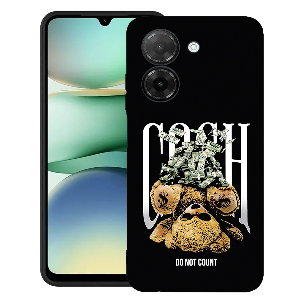 BestCase® Husa TPU Ultra Slim Compatibila cu Xiaomi Redmi A5 ( 171 MM ), Teddy Bear Money, 3128370 B 1460