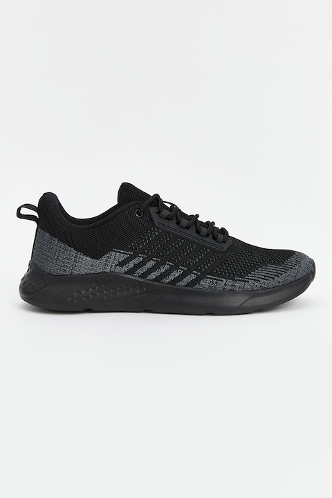LC WAIKIKI, Pantofi sport low-cut din material textil, Negru