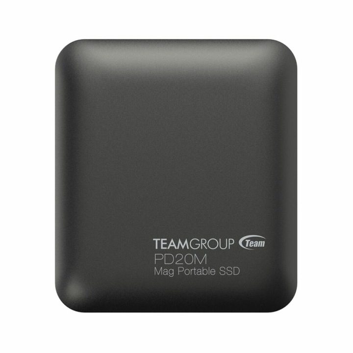 Team Group TPSEG2002T0C108 SSD 2 TB külső meghajtó, fekete, hordozható, USB-C