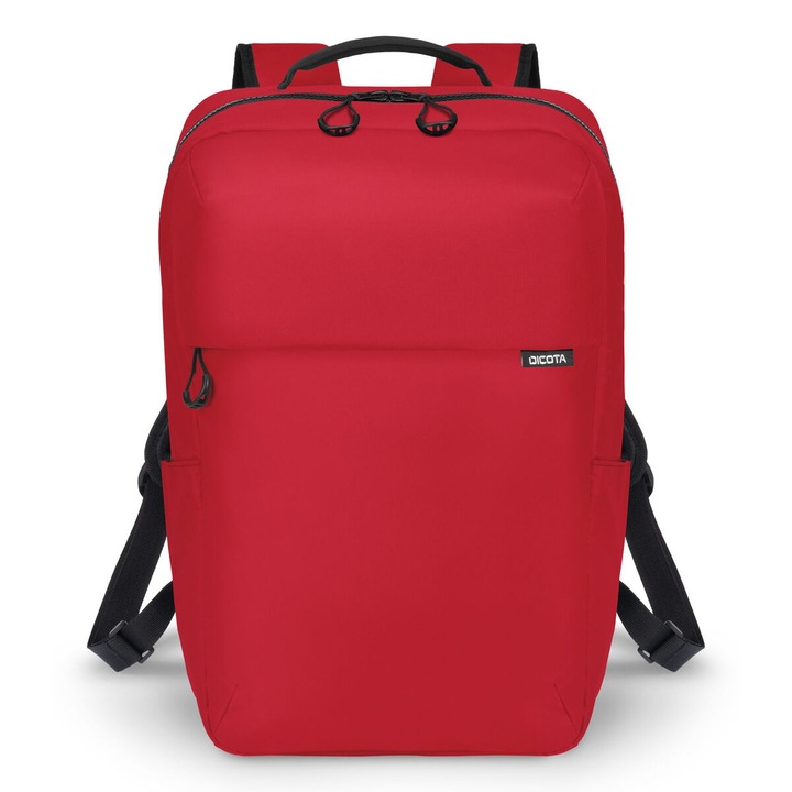 Rucsac laptop Dicota, 16", rosu, rezistent la apa, capacitate 16L, inaltime 15cm