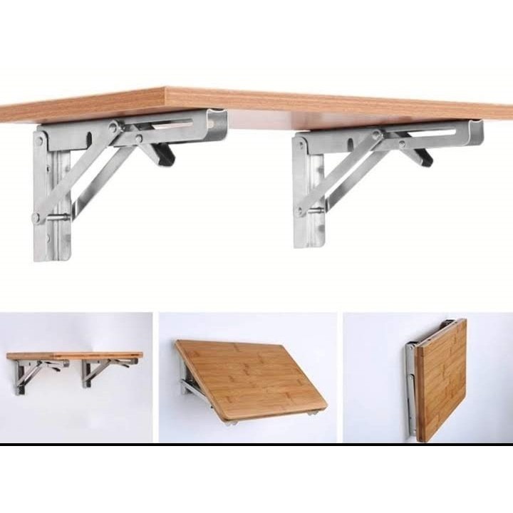 Сгъваема стенна маса, ПДЧ, 50 х 80см Венге