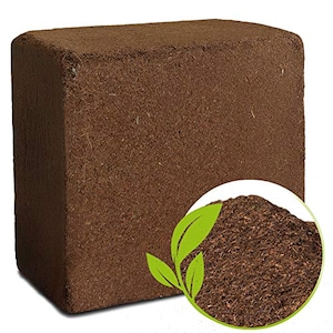 Turba de Cocos Presata 1 kg – 100% Organica, Fibra de Cocos, Expansiune pana la 14L, pH 5.2-5.3, Ideala pentru Plante, Seminte si Gradinarit