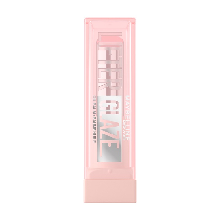 Balsam de buze Maybelline Lifter Glaze pentru hidratare si stralucire, 002 Pink Drip, 2.8 g
