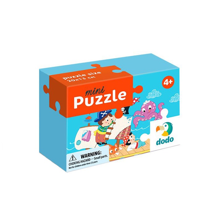 Mini puzzle - Aventura marina, 35 de piese, 4 ani+