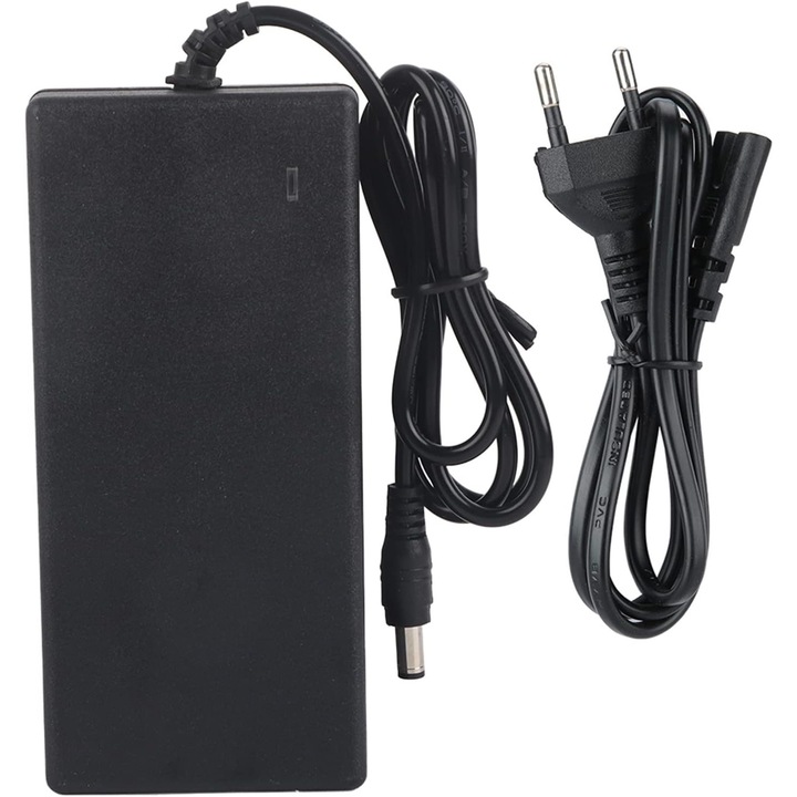 Електрическо зарядно за тротинетки Kugoo G-Booster/G2 Pro, 58.8V 2A, защита от късо съединение и претоварване, LED индикатор, черно