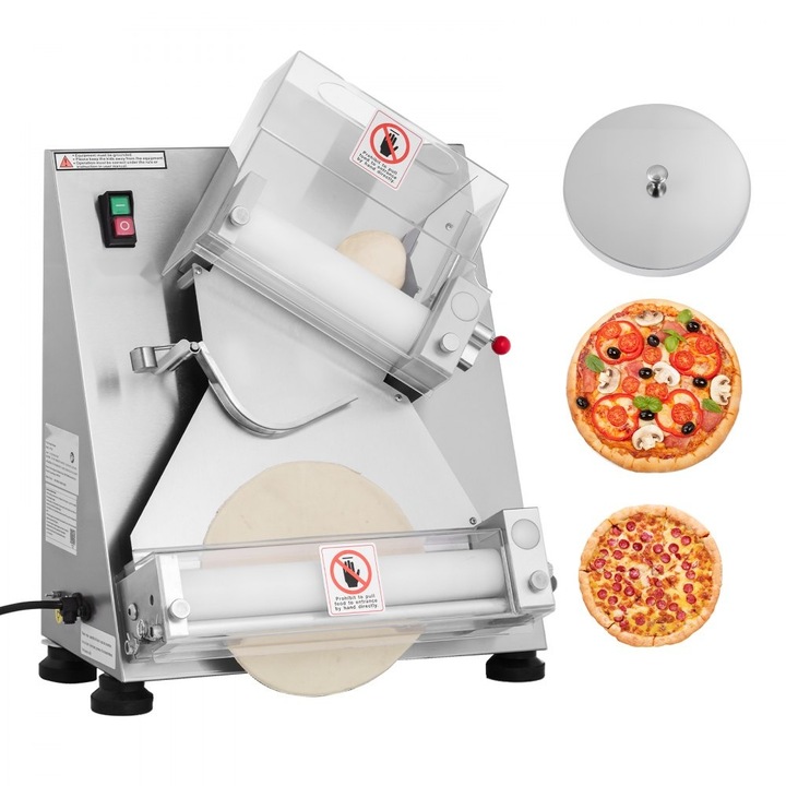 Automatikus pizzatésztaprés, 35,5 cm, 370 W