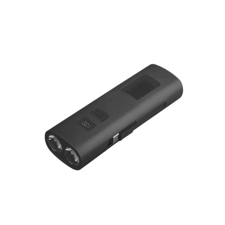 Lanterna reincarcabila Fivestars Power Light PBL-6400, powerbank 6400 mAh, USB Type-C, negru