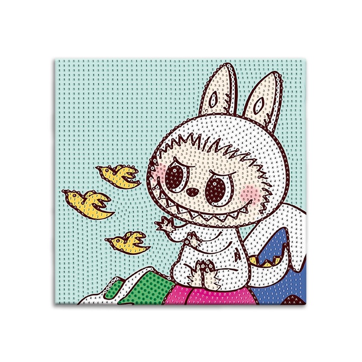 Pictura cu diamant include unelte, 20x20cm, multicolor