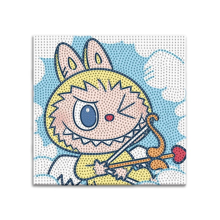 Pictura cu diamant include unelte, 20x20cm, multicolor