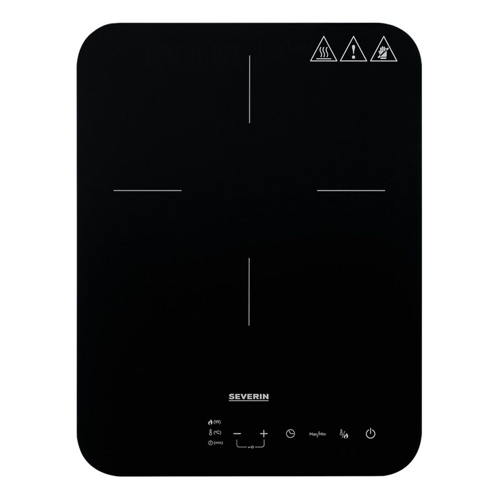 Severin KP 1032 elektromos főzőlap, indukciós, 1 zóna, fekete