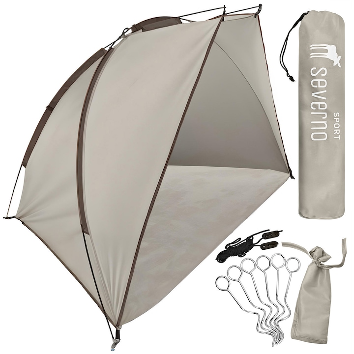 Nagy strandsátor fél sátor 220x120x120cm + fedél