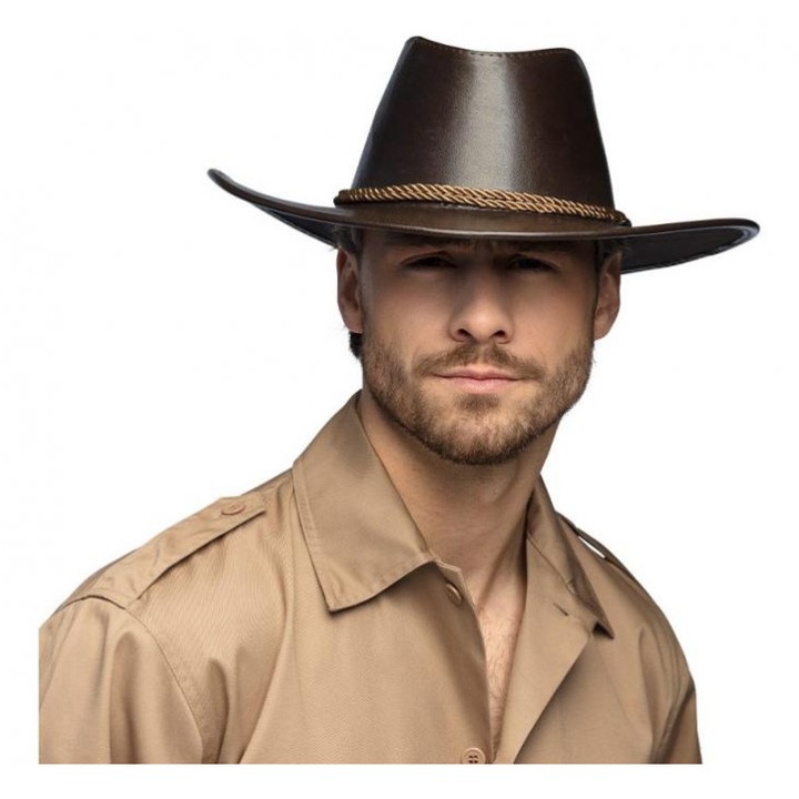 Barna cowboy kalap univerzális méret