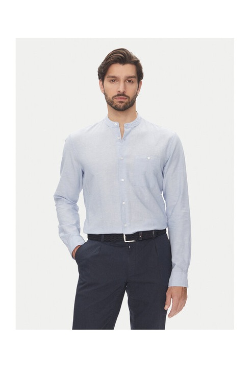 Pierre Cardin ferfi ing, C6 41009.0480, pamut/lenvaszon, vilagoskek, Világoskék