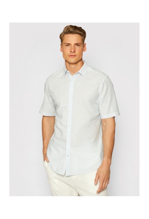 Only Sons ferfi ing, 22009885, pamut/lenvaszon, kek, Kék