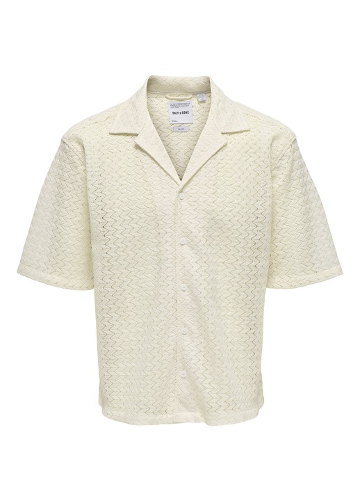 Only Sons ferfi ing, 22034187, polieszter/pamut, bezs, Bézs