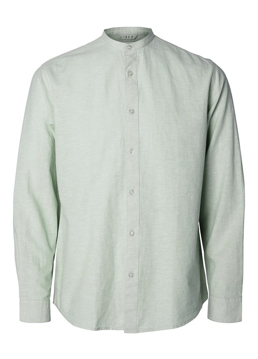 Camasa barbati Selected Homme, 16079054, Bumbac/In, Verde, Verde